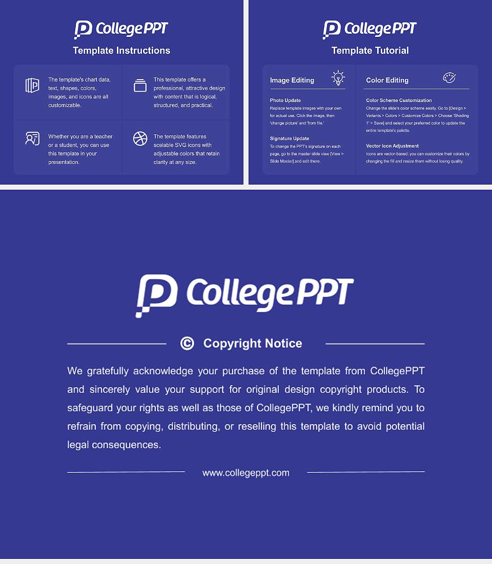 Takaoka University of Law Course/Courseware Creation PPT Template4:3 ratio PPT effect preview image5
