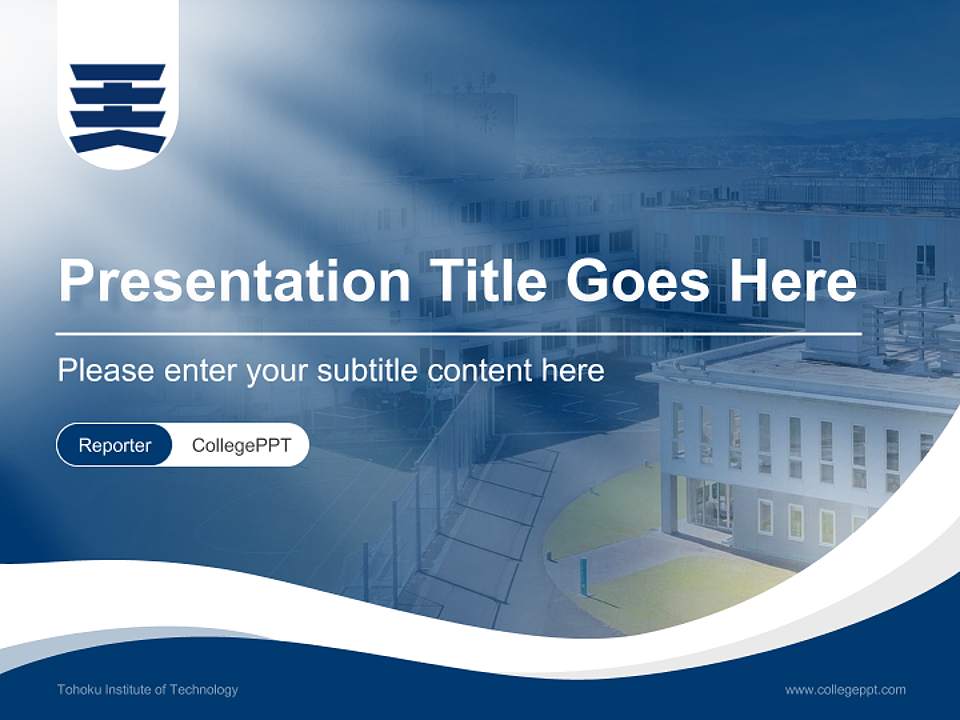 Tohoku Institute of Technology Lecture Sharing and Networking Event PPT Template4:3 ratio PPT effect preview image4