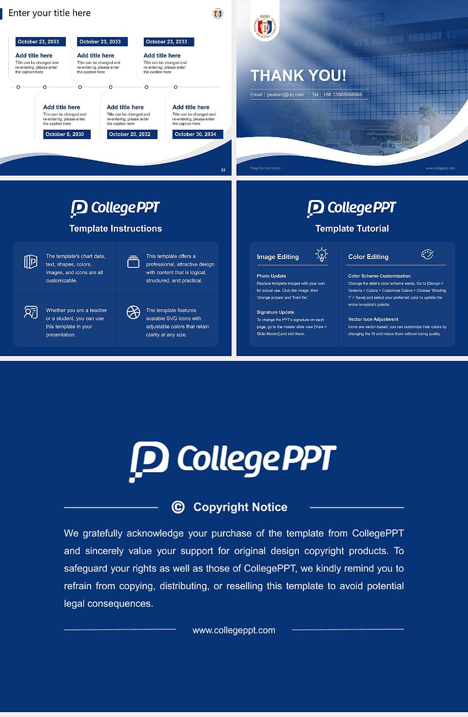 Tokyo Dental College Lecture Sharing and Networking Event PPT Template4:3 ratio PPT effect preview image4