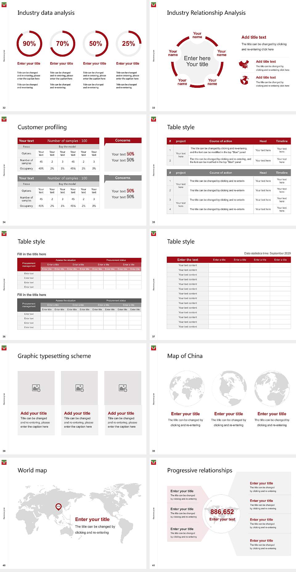 Tokoha University Competition/Entrepreneurship Contest PPT Template4:3 ratio PPT effect preview image5
