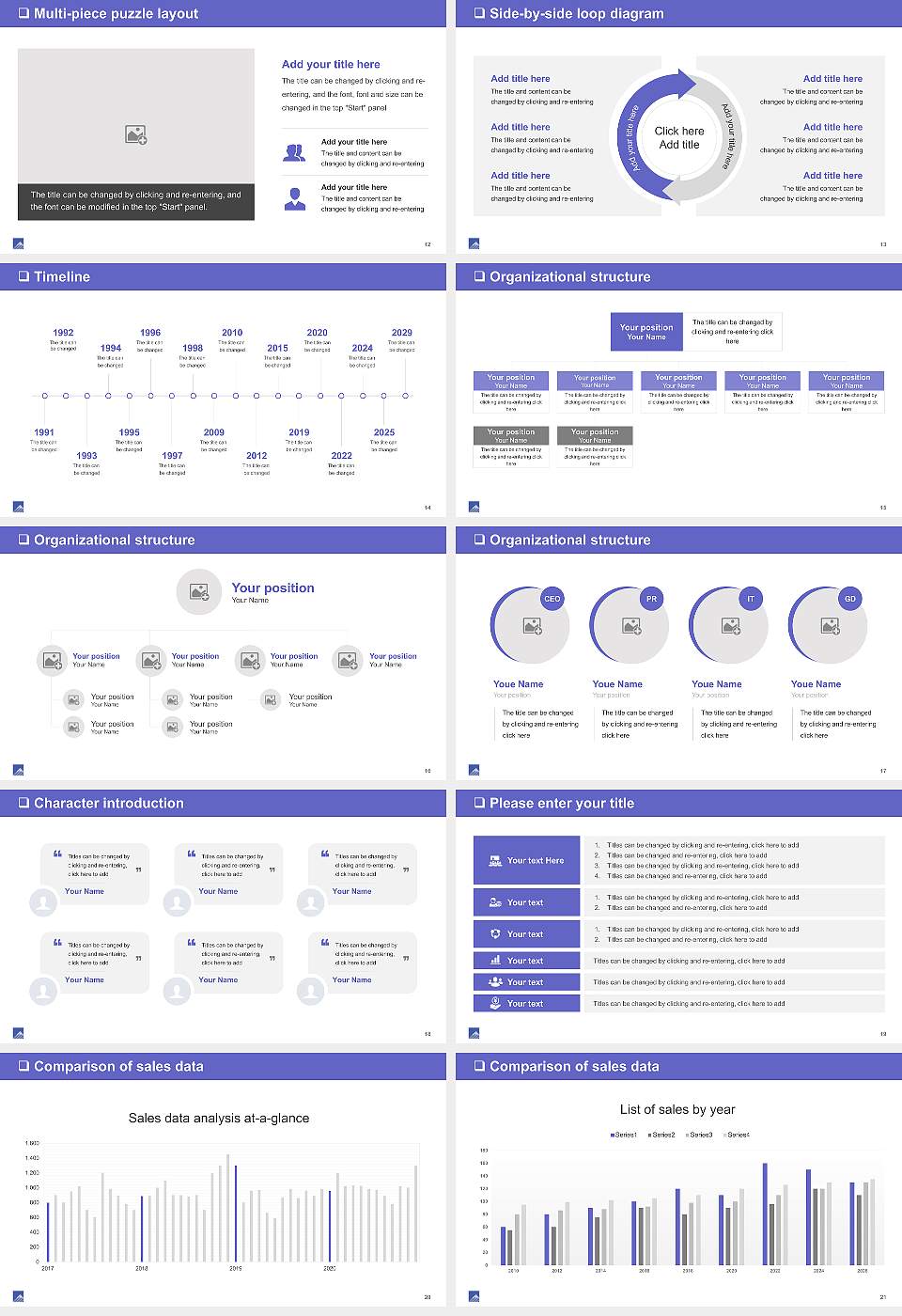Tokyo Fuji University General PPT Template16:9 ratio PPT effect preview image3