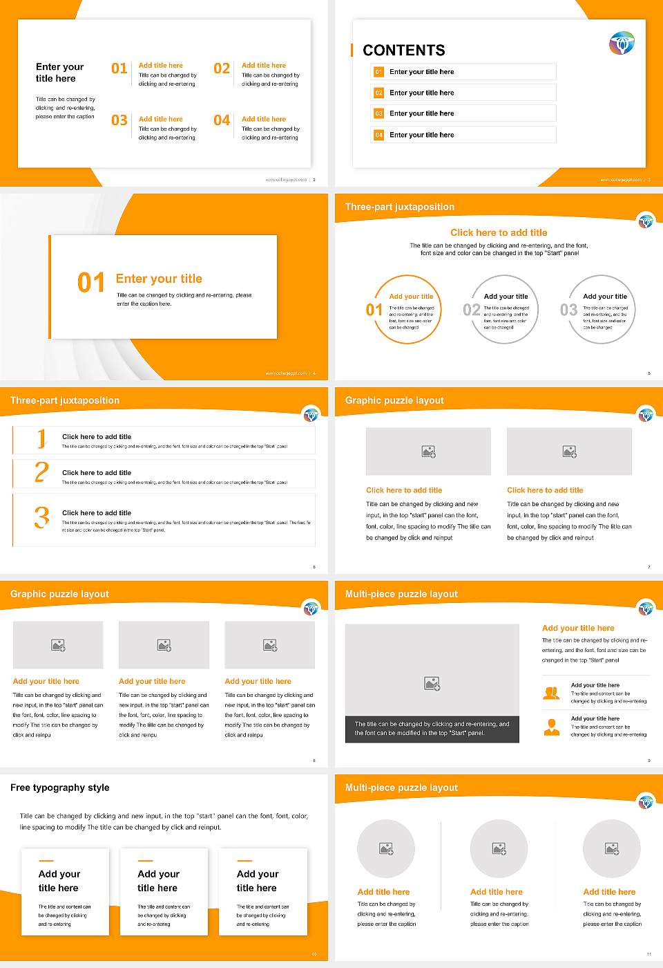 Tohoku Bunka Gakuen University Academic Presentation/Research Findings Report PPT Template16:9 ratio PPT effect preview image2