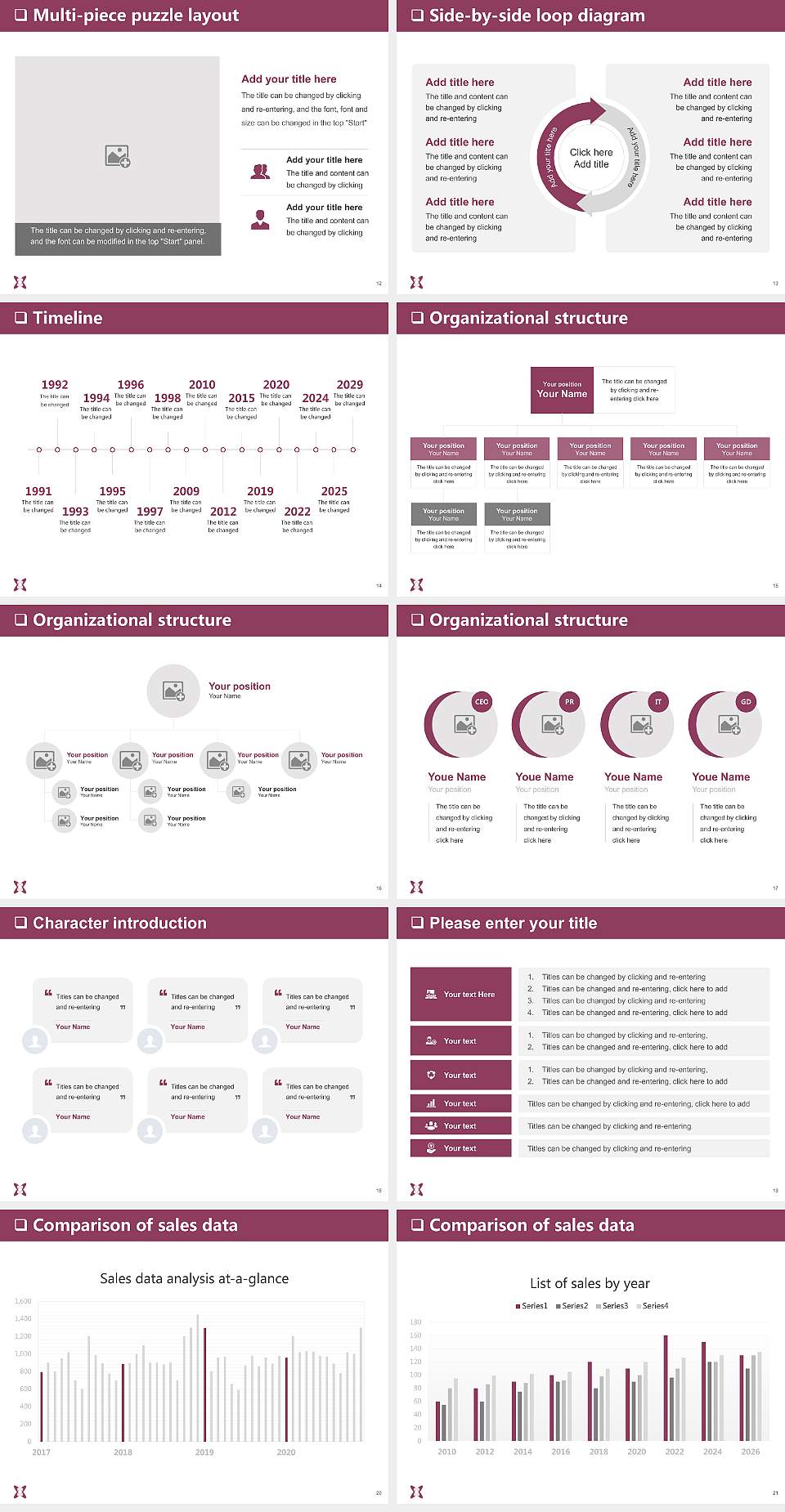 Tohoku Fukushi University General PPT Template4:3 ratio PPT effect preview image3