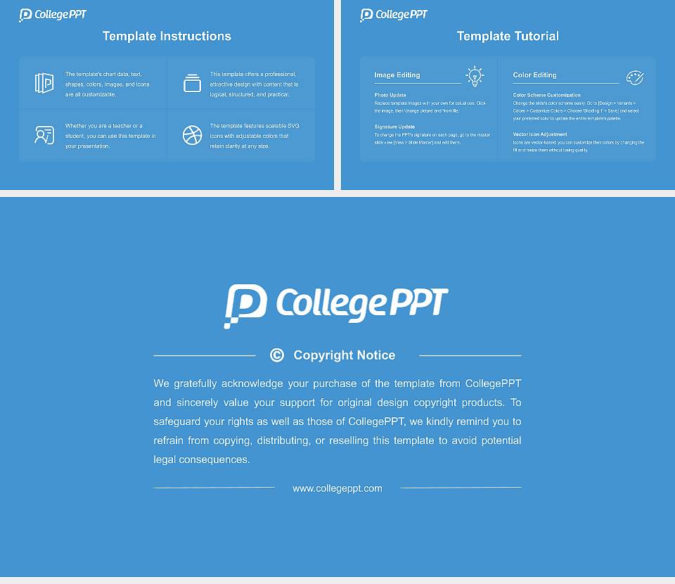 Takasaki University of Health and Welfare Course/Courseware Creation PPT Template16:9 ratio PPT effect preview image5