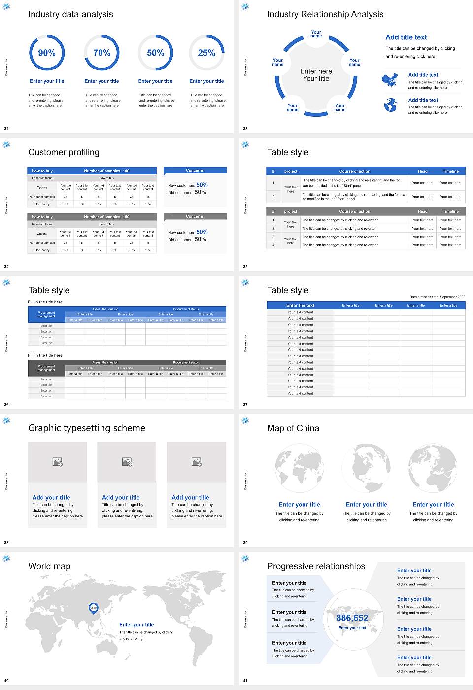 Toho University Competition/Entrepreneurship Contest PPT Template16:9 ratio PPT effect preview image5