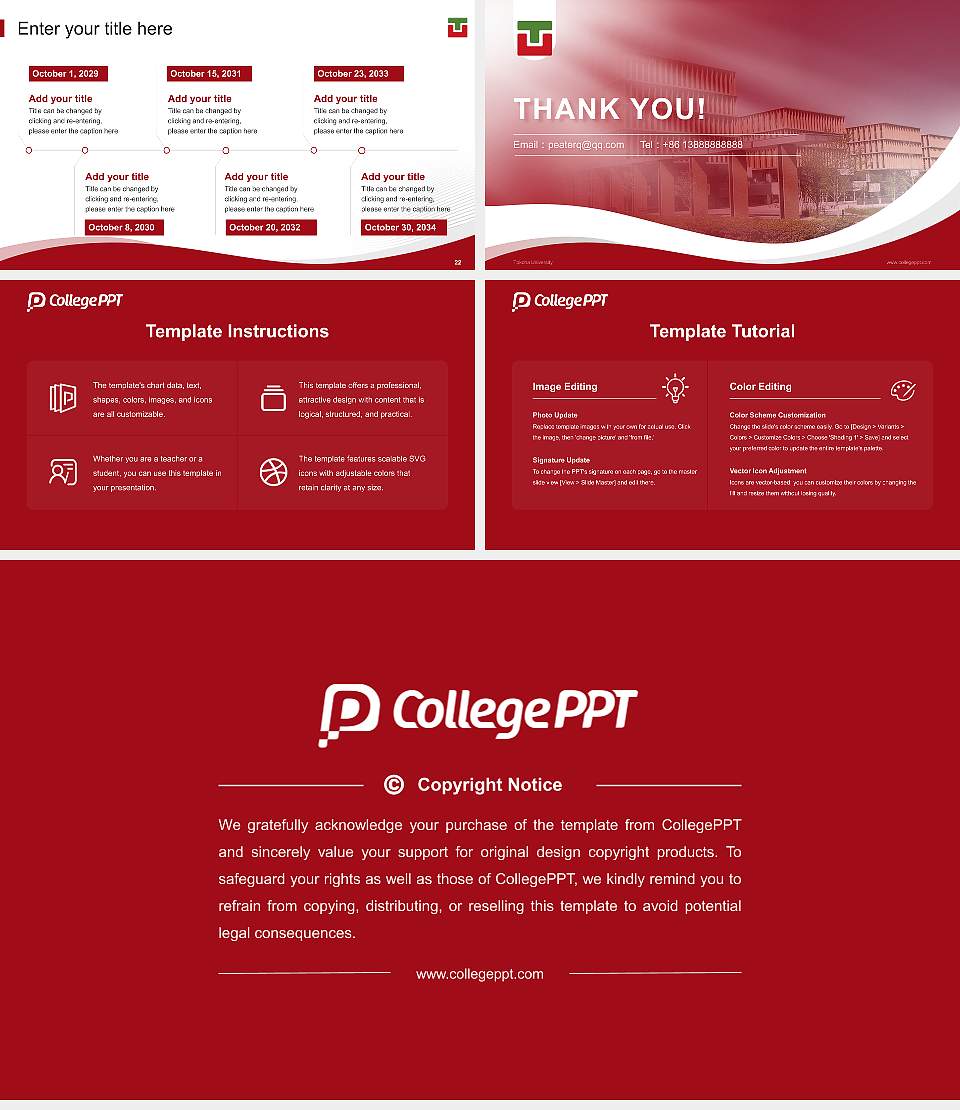 Tokoha University Lecture Sharing and Networking Event PPT Template16:9 ratio PPT effect preview image4