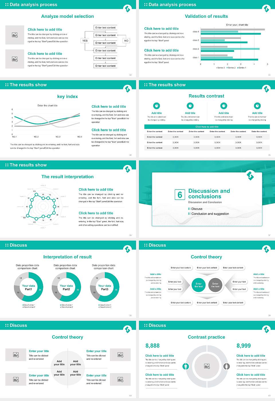 Tokuyama University Graduation Thesis Defense PPT Template16:9 ratio PPT effect preview image5