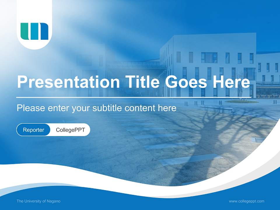 The University of Nagano Lecture Sharing and Networking Event PPT Template4:3 ratio PPT effect preview image4
