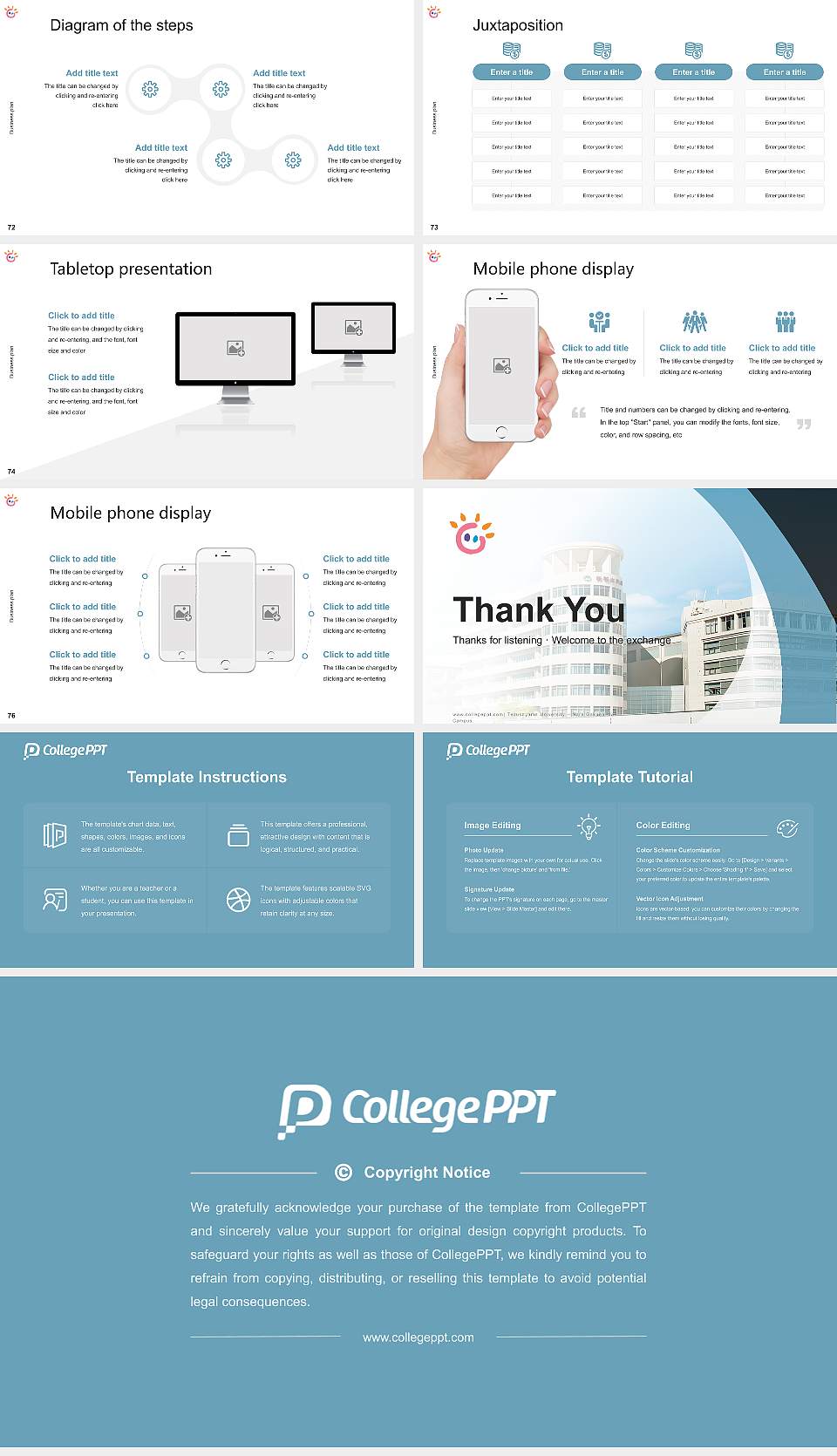 Tezukayama University – Nara Gakuen-Mae Campus Competition/Entrepreneurship Contest PPT Template16:9 ratio PPT effect preview image9