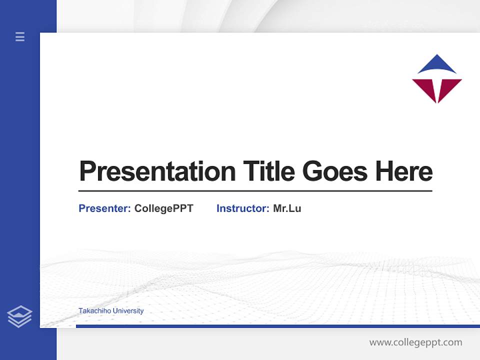 Takachiho University Thesis Proposal/Graduation Defense PPT Template4:3 ratio PPT effect preview image5