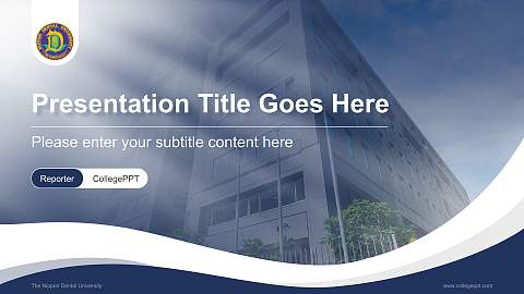 The Nippon Dental University Lecture Sharing and Networking Event PPT Template
