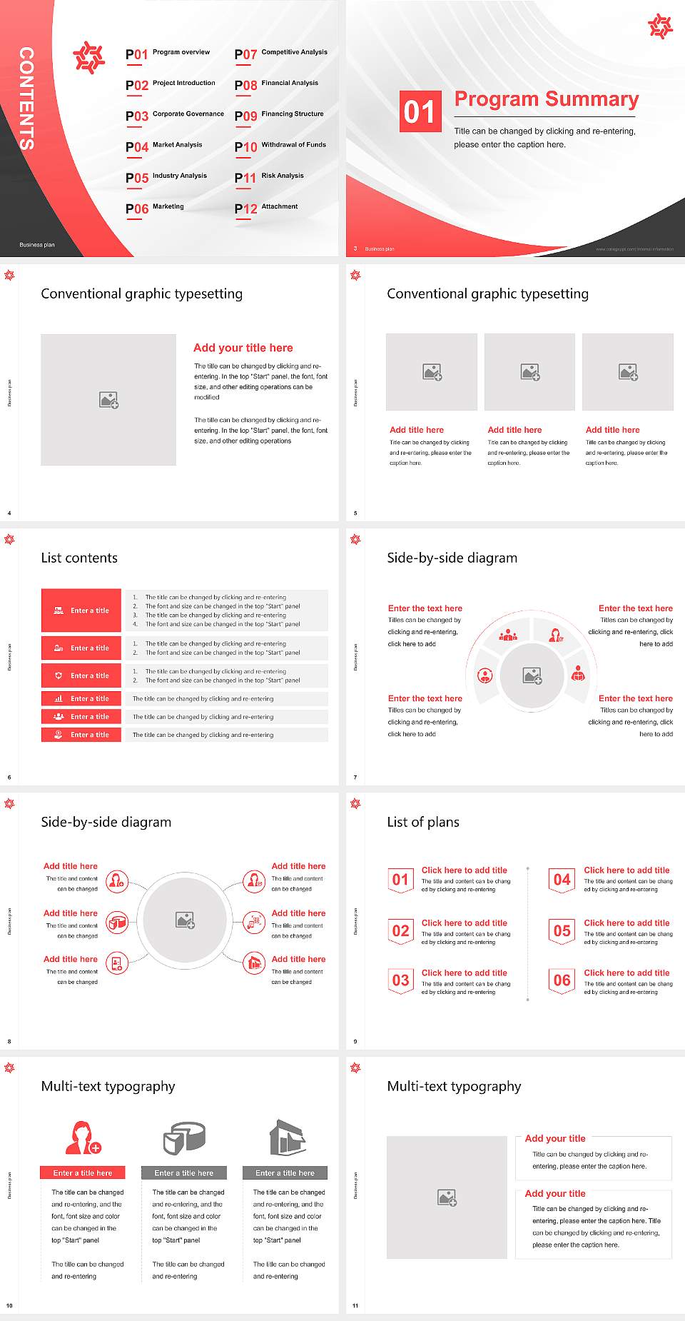 Tohoku Bunkyo College Competition/Entrepreneurship Contest PPT Template4:3 ratio PPT effect preview image2