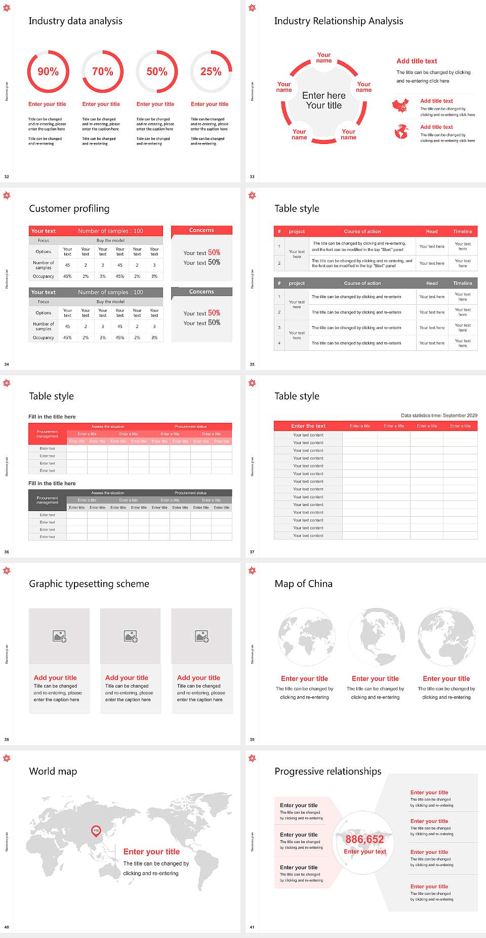 Tohoku Bunkyo College Competition/Entrepreneurship Contest PPT Template4:3 ratio PPT effect preview image5