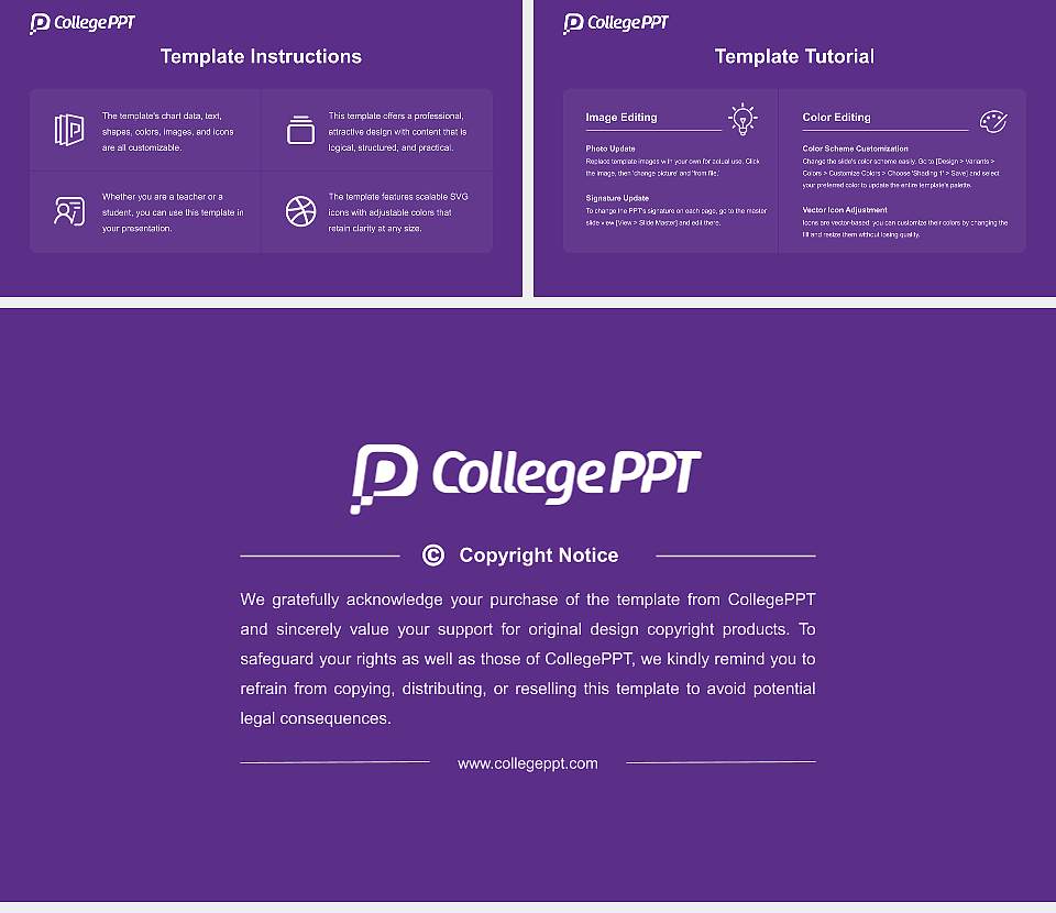 Tenri University Course/Courseware Creation PPT Template16:9 ratio PPT effect preview image5