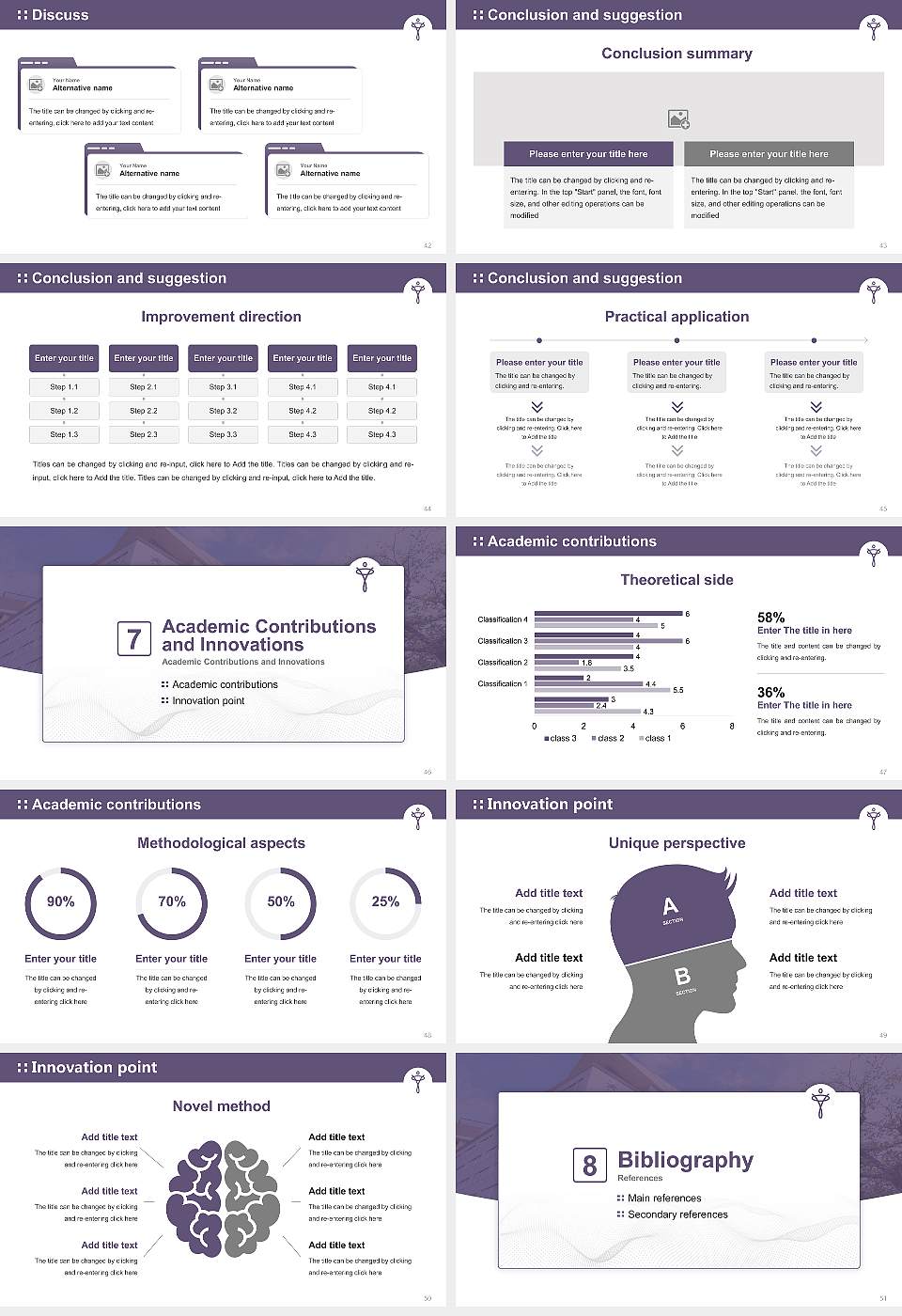 Taisho University Graduation Thesis Defense PPT Template16:9 ratio PPT effect preview image6