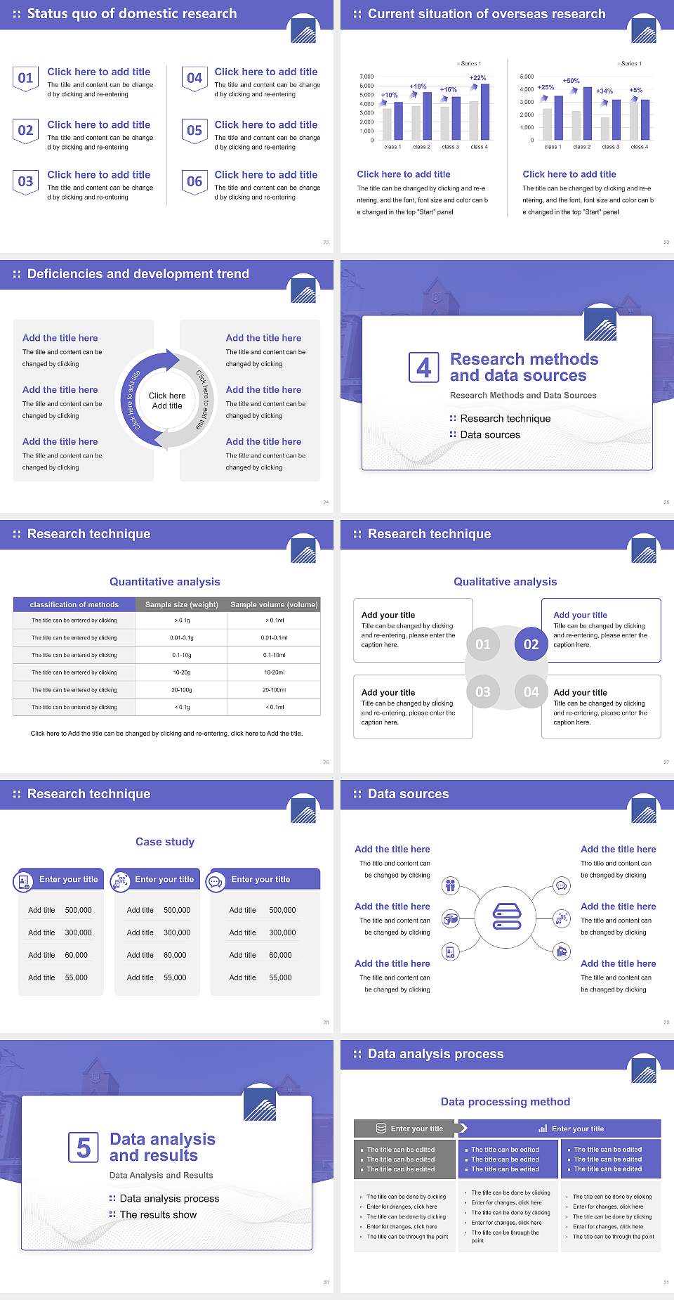 Tokyo Fuji University Graduation Thesis Defense PPT Template4:3 ratio PPT effect preview image4