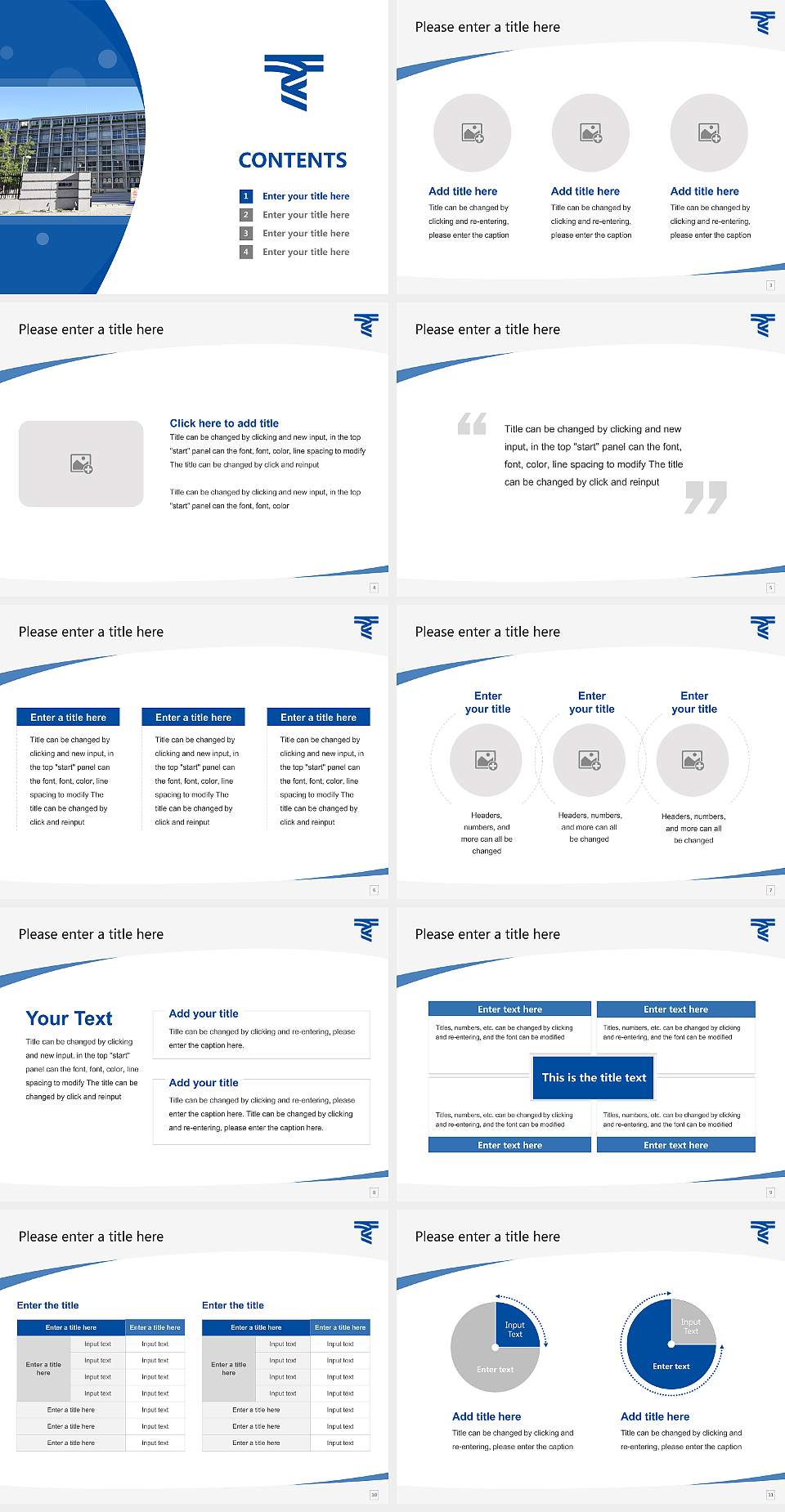Tokai University Course/Courseware Creation PPT Template4:3 ratio PPT effect preview image2