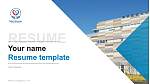 Tohto University Resume Templat PPT
