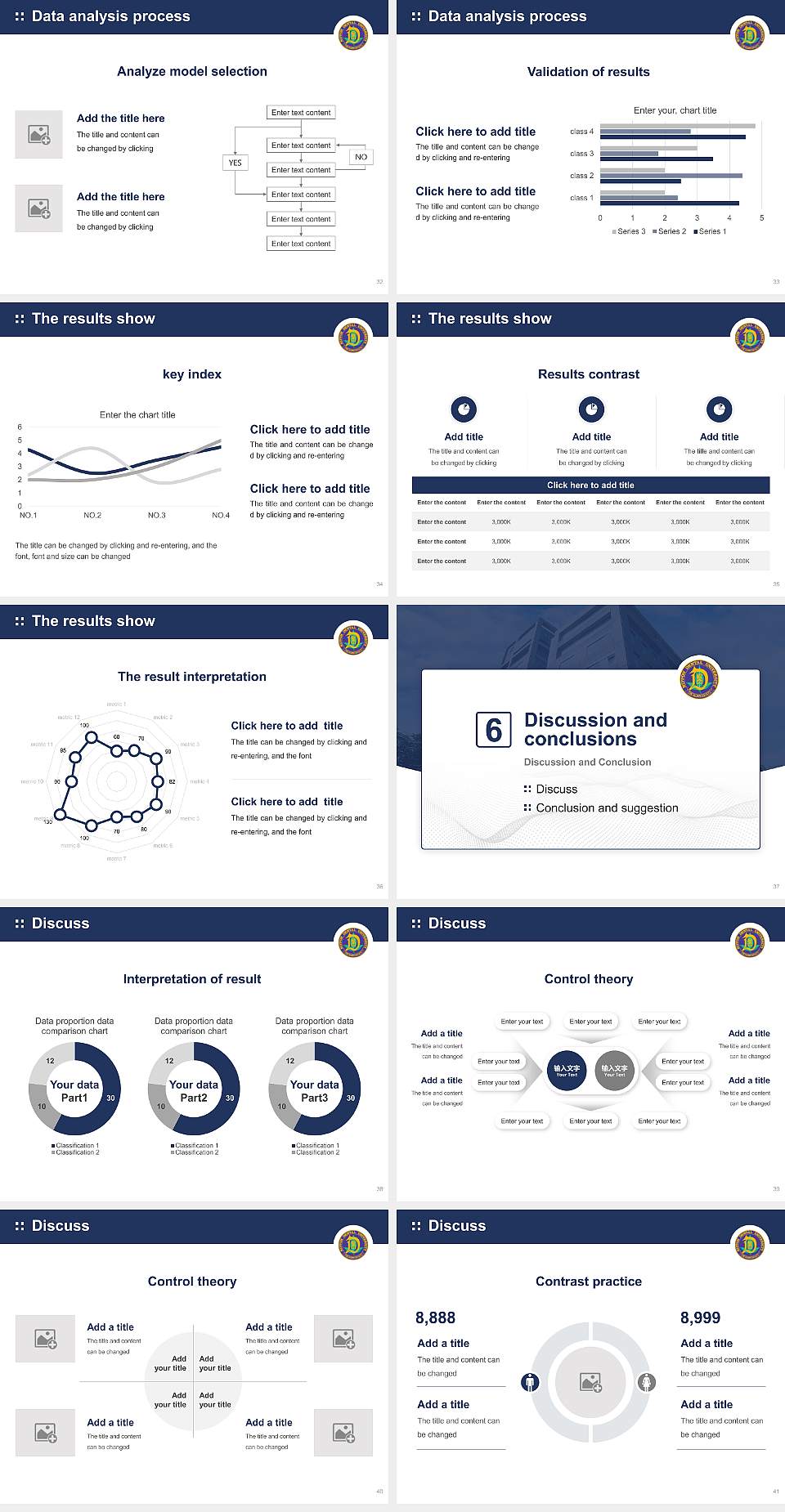 The Nippon Dental University Graduation Thesis Defense PPT Template4:3 ratio PPT effect preview image5