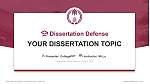 Tezukayama Gakuin University Disputation Powerpoint Vorlage