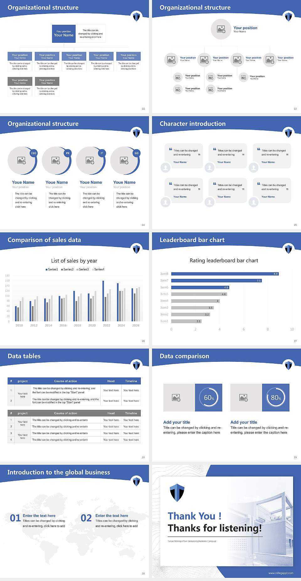 Tokyo Metropolitan University(Arakawa Campus) Academic Presentation/Research Findings Report PPT Template4:3 ratio PPT effect preview image4