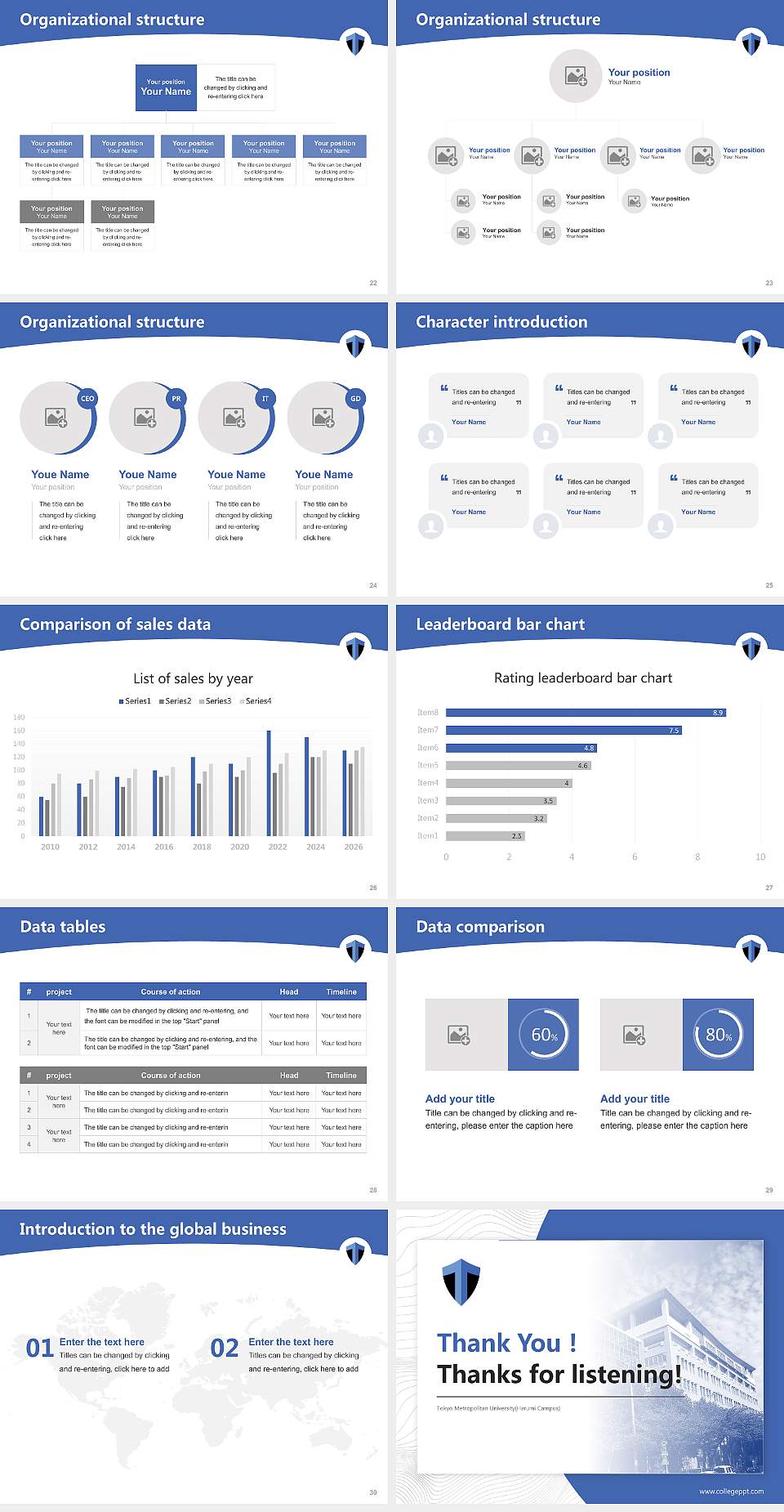 Tokyo Metropolitan University(Harumi Campus) Academic Presentation/Research Findings Report PPT Template4:3 ratio PPT effect preview image4