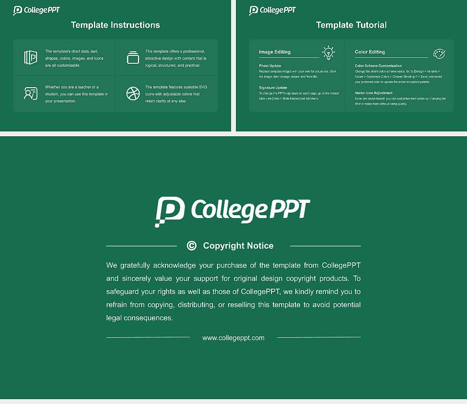 Tokiwakai Gakuen University Course/Courseware Creation PPT Template16:9 ratio PPT effect preview image5