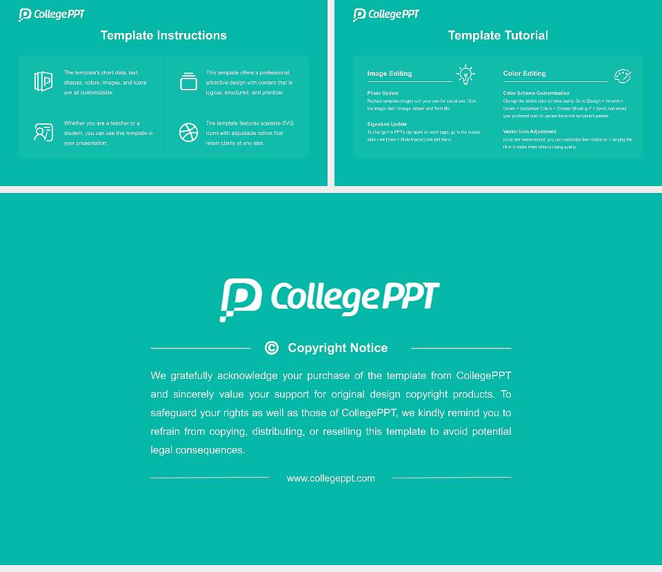 Tokuyama University Academic Presentation/Research Findings Report PPT Template16:9 ratio PPT effect preview image5