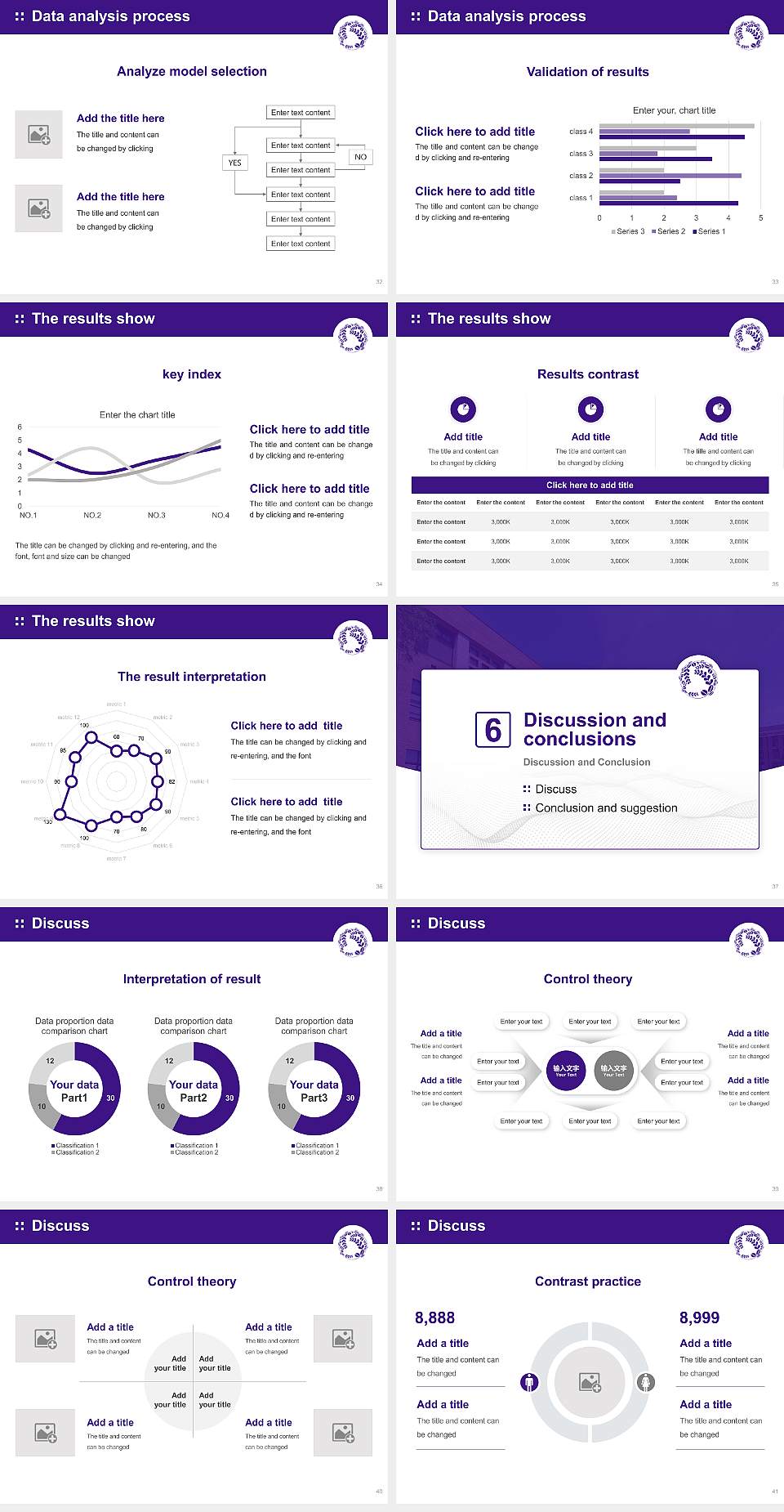 Tohoku University Graduation Thesis Defense PPT Template4:3 ratio PPT effect preview image5