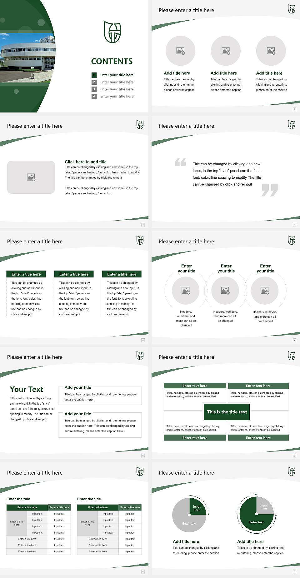Takamatsu University Course/Courseware Creation PPT Template4:3 ratio PPT effect preview image2