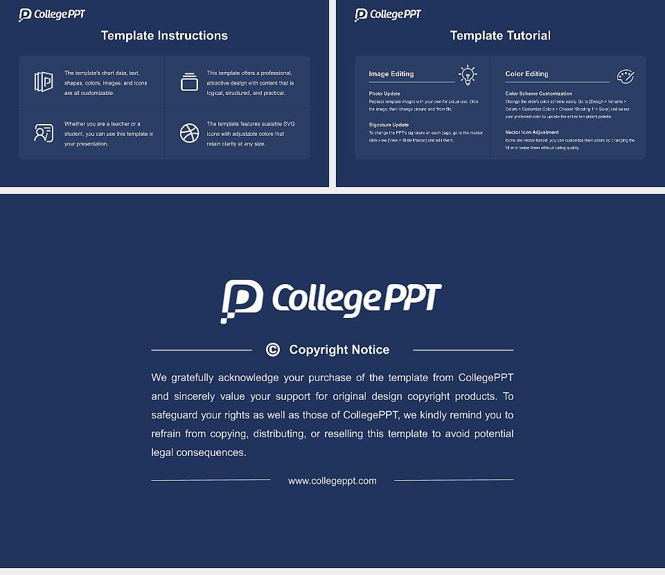 The Nippon Dental University Course/Courseware Creation PPT Template16:9 ratio PPT effect preview image5