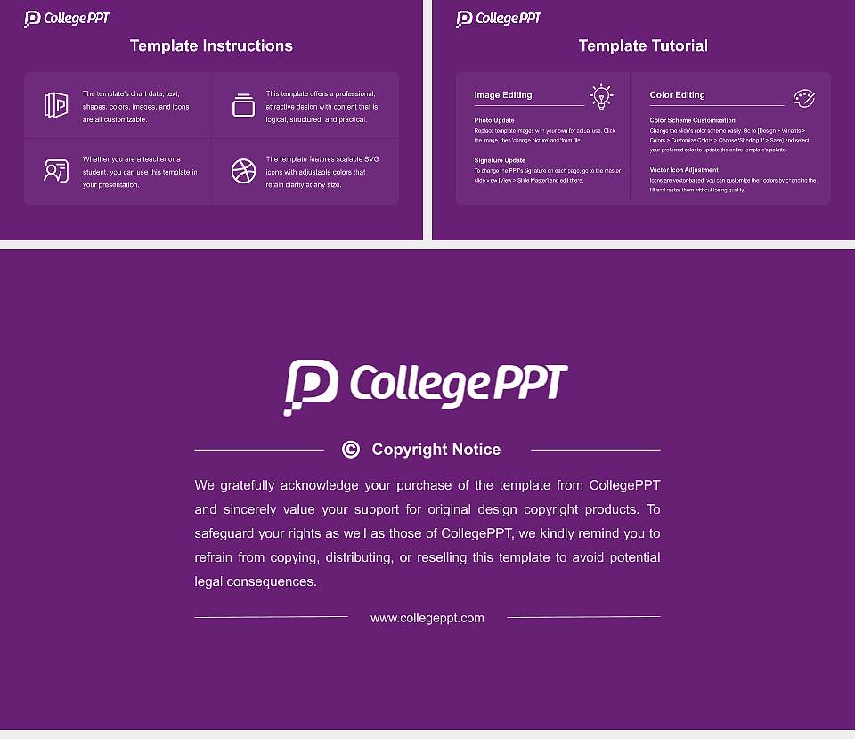 Tokyo Gakugei University Course/Courseware Creation PPT Template16:9 ratio PPT effect preview image5