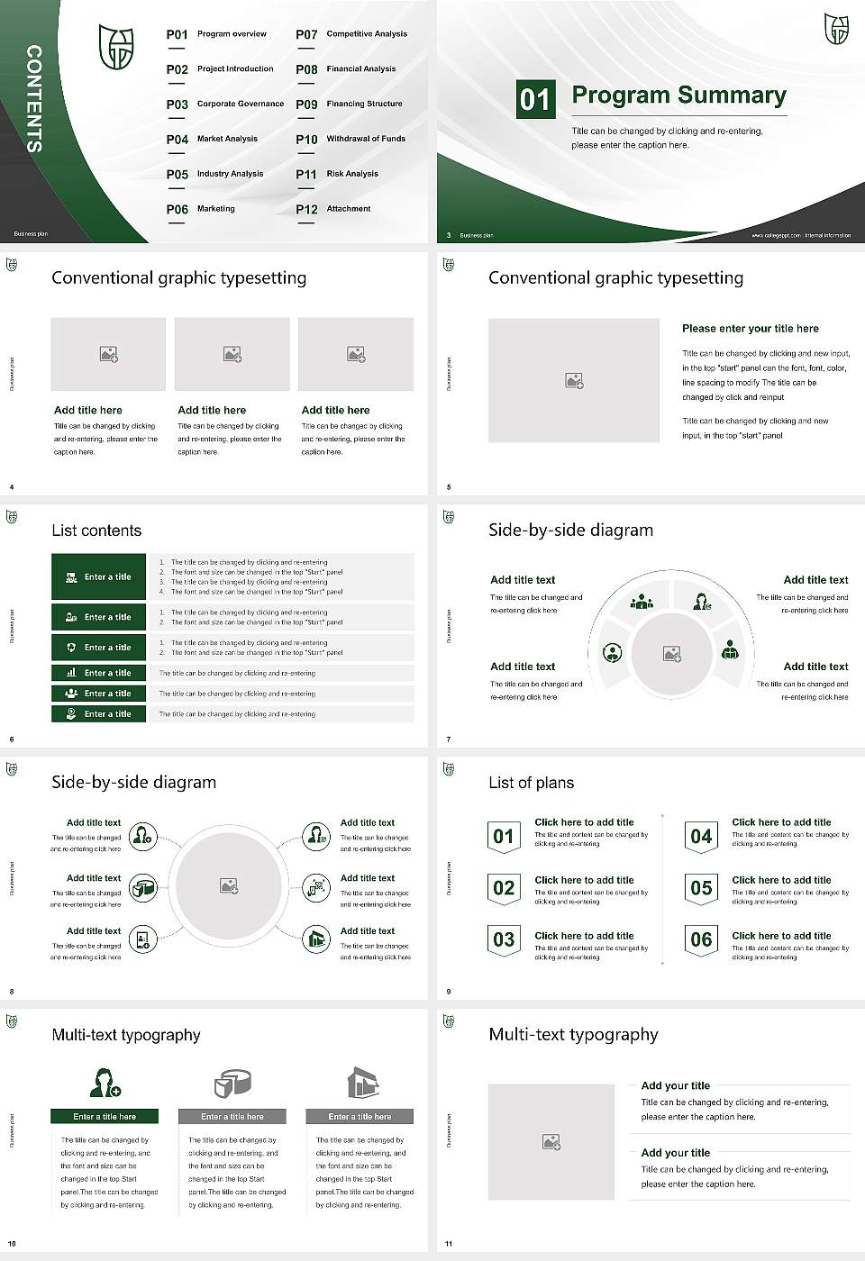 Takamatsu University Competition/Entrepreneurship Contest PPT Template16:9 ratio PPT effect preview image2
