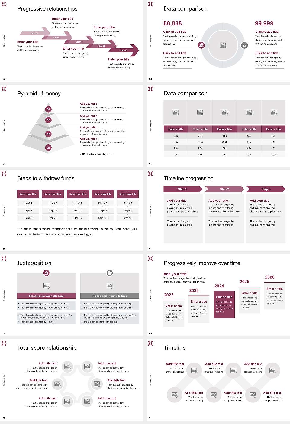 Tohoku Fukushi University Competition/Entrepreneurship Contest PPT Template16:9 ratio PPT effect preview image8