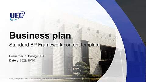 The University of Electro-Communications Competition/Entrepreneurship Contest PPT Template