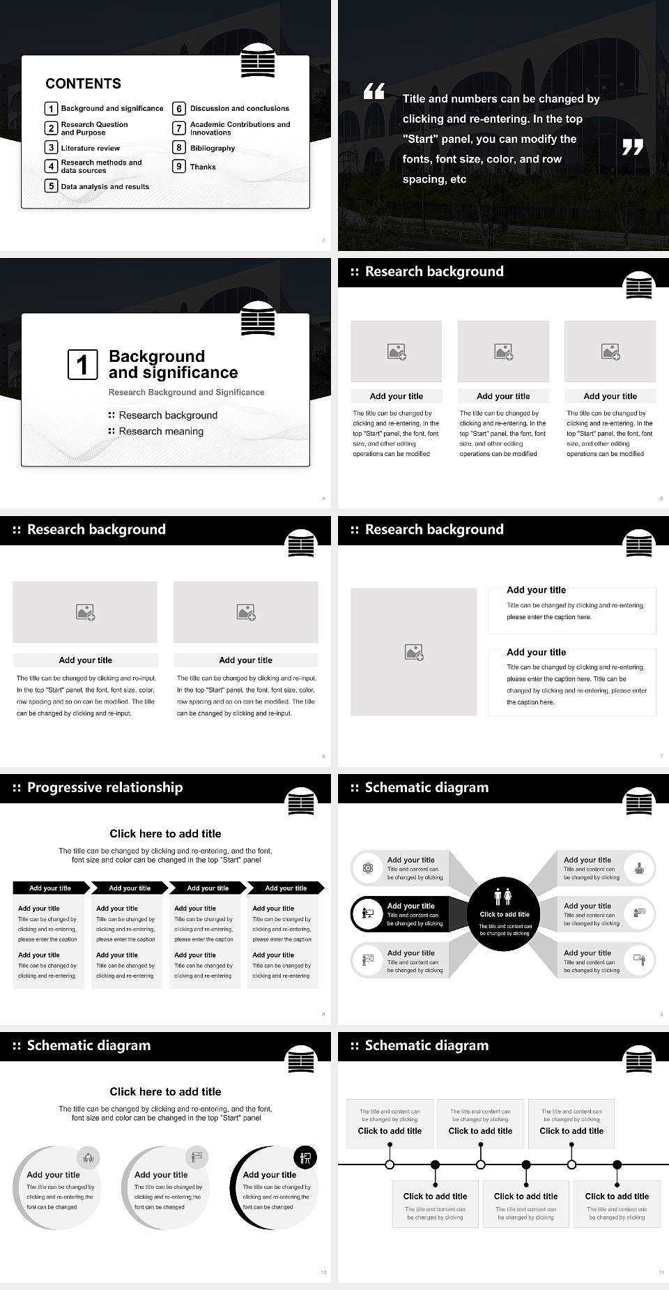Tama Art University Graduation Thesis Defense PPT Template4:3 ratio PPT effect preview image2