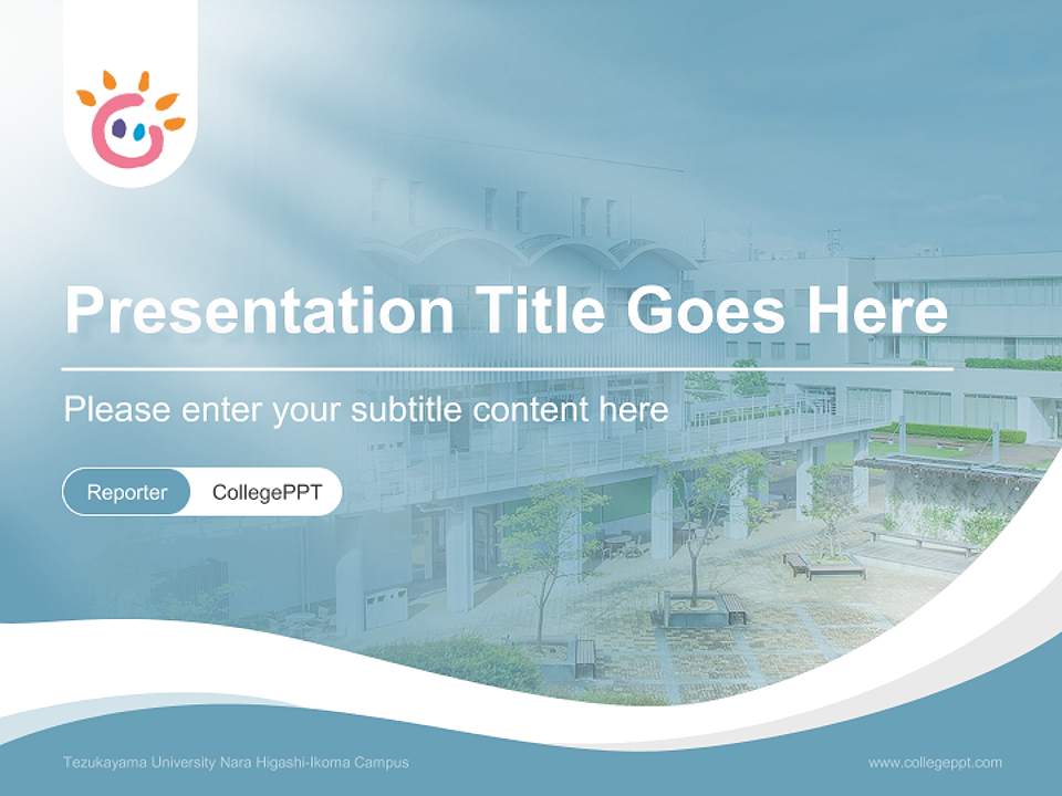 Tezukayama University Nara Higashi-Ikoma Campus Lecture Sharing and Networking Event PPT Template4:3 ratio PPT effect preview image4
