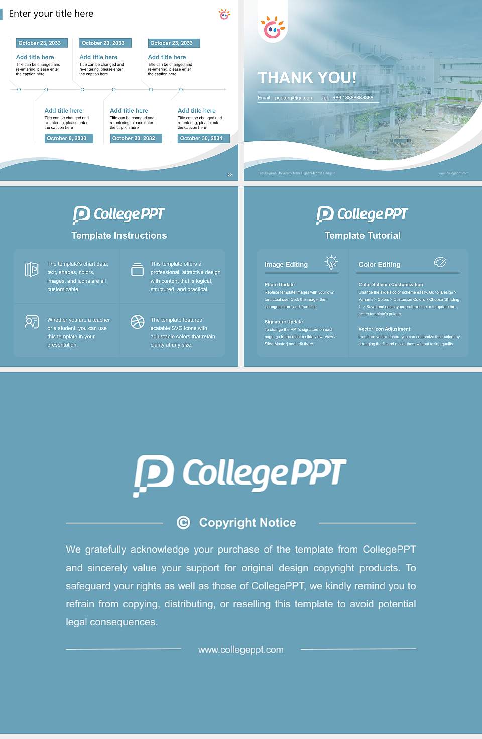 Tezukayama University Nara Higashi-Ikoma Campus Lecture Sharing and Networking Event PPT Template4:3 ratio PPT effect preview image4