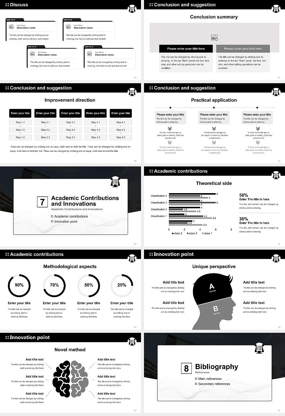 Toho Gakuen School of Music Graduation Thesis Defense PPT Template16:9 ratio PPT effect preview image6