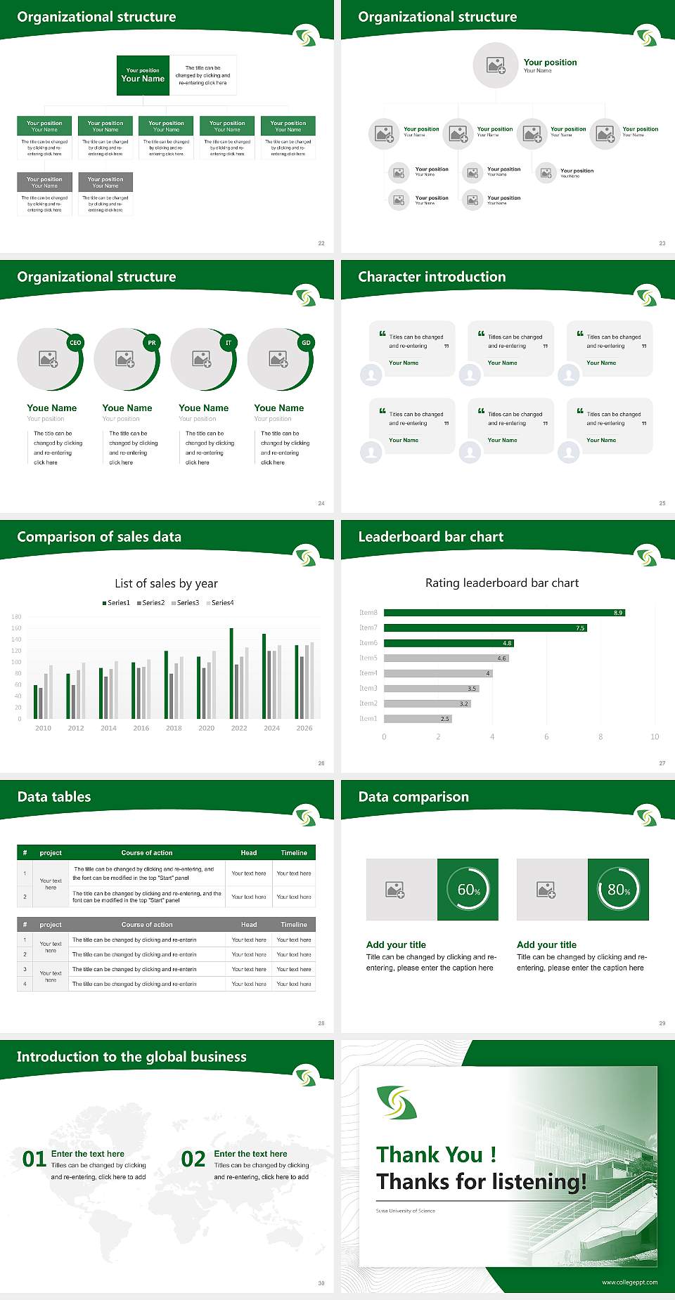 Suwa University of Science Academic Presentation/Research Findings Report PPT Template4:3 ratio PPT effect preview image4
