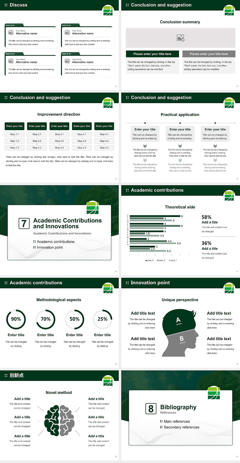 Tohoku Medical and Pharmaceutical University Graduation Thesis Defense PPT Template4:3 ratio PPT effect preview image6