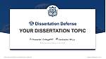 Teikyo University of Science Graduation Thesis Defense PPT Template