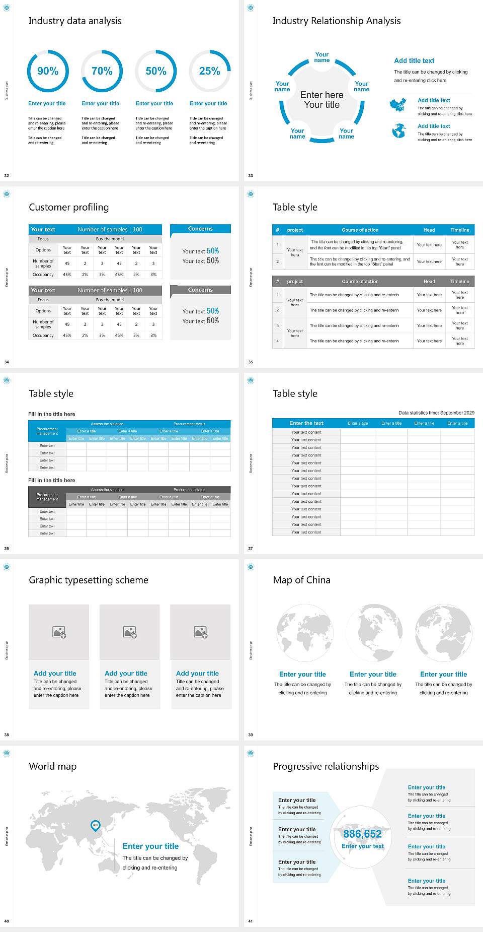 Tohoku Gakuin University Competition/Entrepreneurship Contest PPT Template4:3 ratio PPT effect preview image5