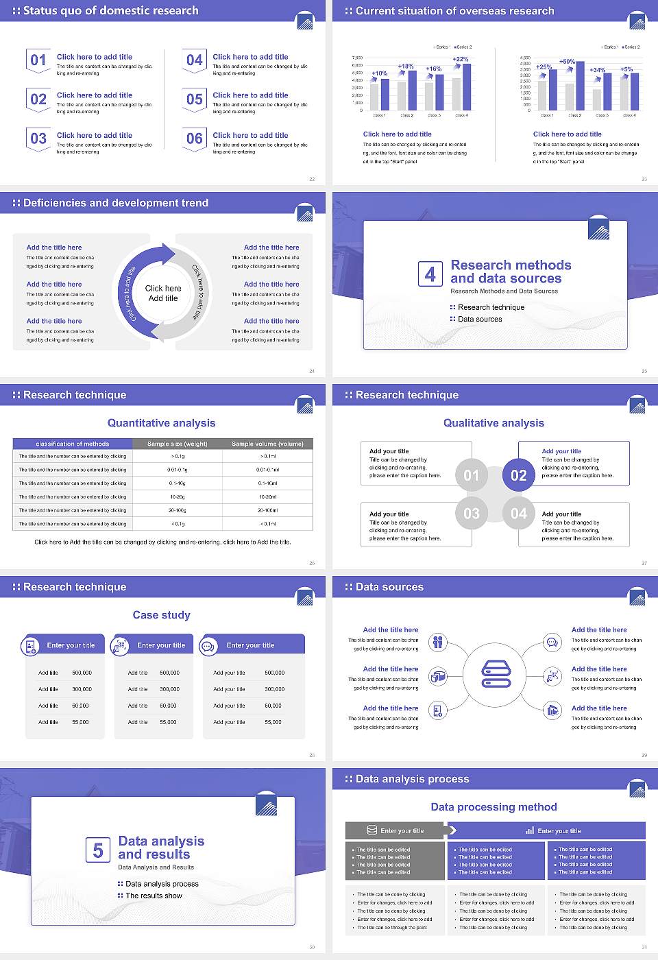 Tokyo Fuji University Graduation Thesis Defense PPT Template16:9 ratio PPT effect preview image4
