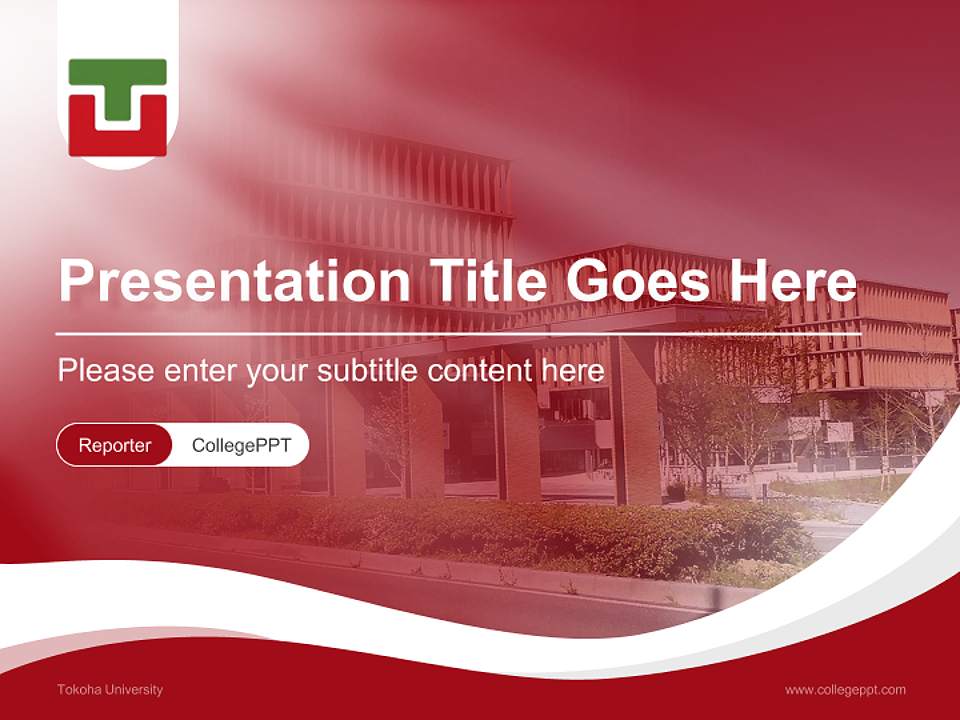 Tokoha University Lecture Sharing and Networking Event PPT Template4:3 ratio PPT effect preview image4