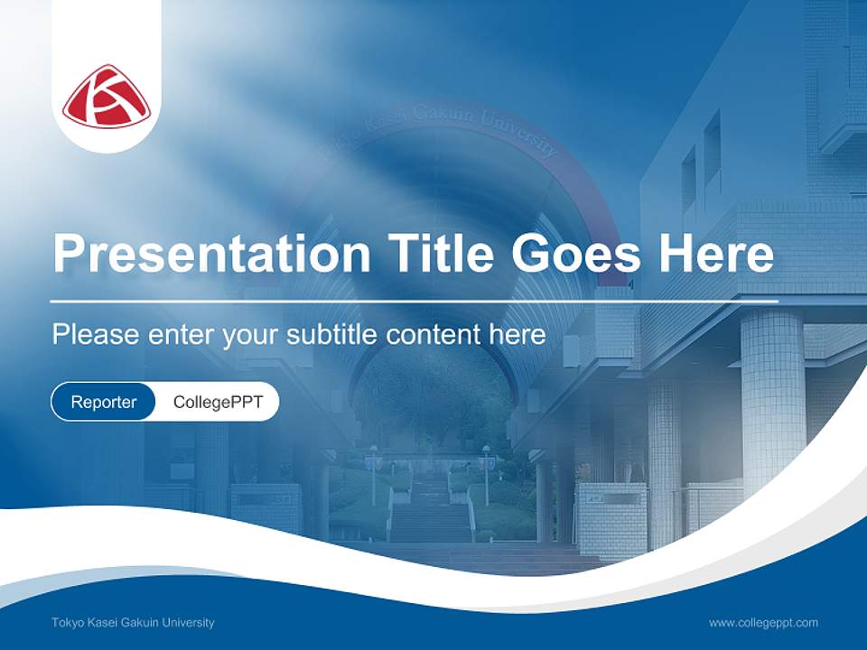 Tokyo Kasei Gakuin University Lecture Sharing and Networking Event PPT Template4:3 ratio PPT effect preview image4