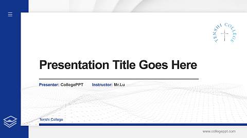 Tenshi College Thesis Proposal/Graduation Defense PPT Template