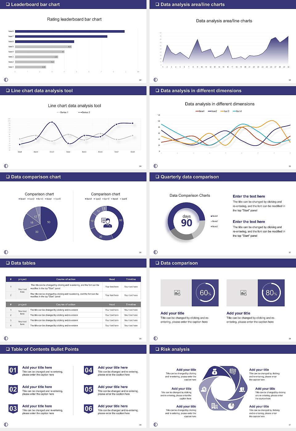 Tamagawa University General PPT Template16:9 ratio PPT effect preview image4