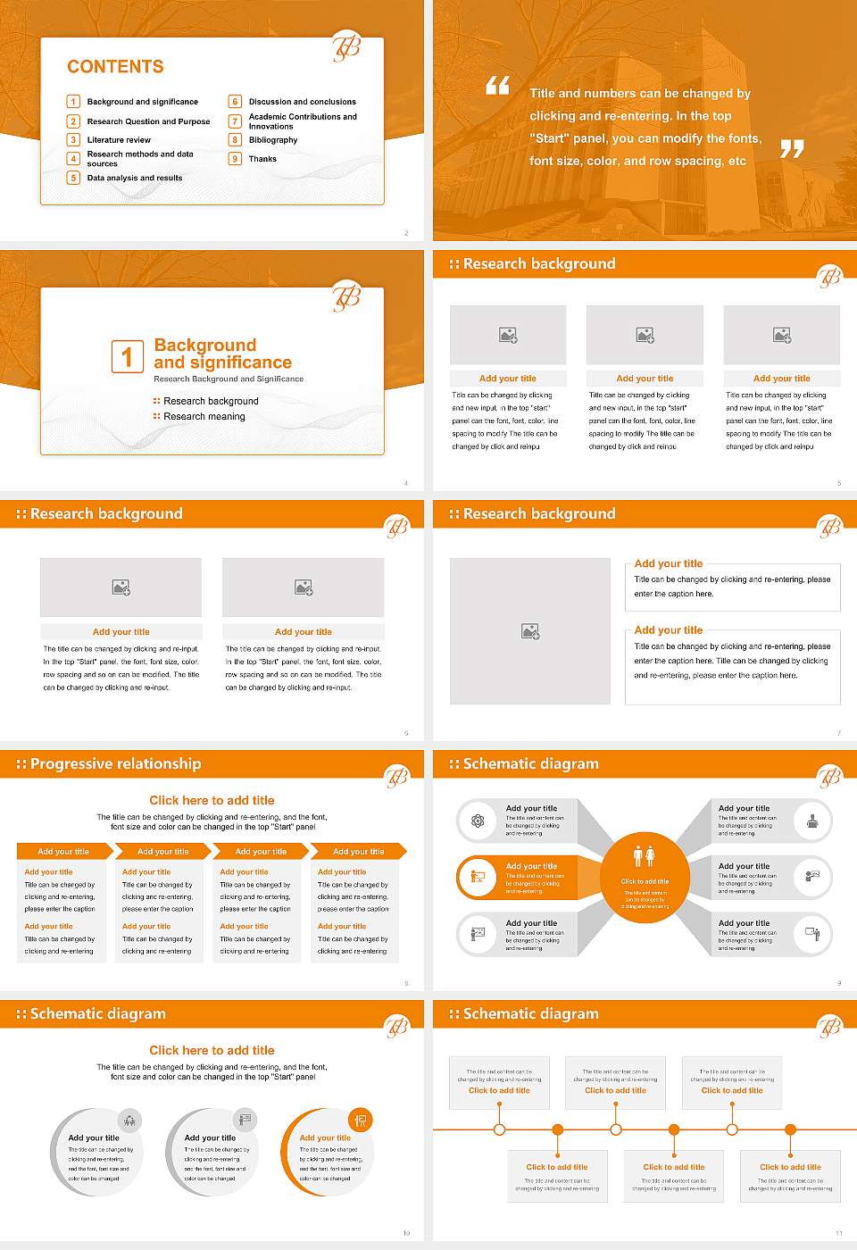 Tohoku Seikatsu Bunka University Graduation Thesis Defense PPT Template16:9 ratio PPT effect preview image2