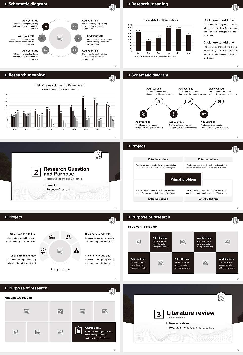 Tokyo Christian University Graduation Thesis Defense PPT Template16:9 ratio PPT effect preview image3